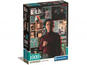 A nagy pénzrablás: Berlin foszereplo 1000 db-os Compact puzzle 50x70cm - Clementoni