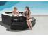 Felfújható ülőpad INTEX Pure Spa Octagon wellness jacuzzi medencékhez, 211x66x34cm, fekete