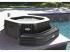 Felfújható ülőpad INTEX Pure Spa Octagon wellness jacuzzi medencékhez, 211x66x34cm, fekete