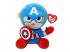 Ty Beanie Babies Marvel Amerika kapitány puha, 15 cm-es