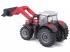 Bburago 10 cm traktor - Massey Ferguson markolóval