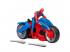 Marvel: Pókember - Web Blast Cycle Pókember motorja figurával - Hasbro