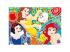 Disney Hercegnők Supercolor 2 az 1-ben puzzle 2x20db-os - Clementoni