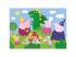 Peppa malac Supercolor 2 az 1-ben puzzle 2x20db-os - Clementoni