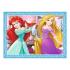 Disney Princess Puzzle, 4 in 1/de