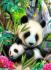 Panda puzzle, 300 darabos - Ravensburger