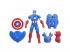 Marvel: Bosszúállók - Amerika kapitány akciófigura kiegészítokkel 10cm - Hasbro