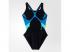 I Ins 1Pc Adidas női fekete/kék színű úszódressz