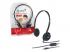 Genius HS-M200C single-jack fekete headset