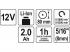 YATO Akkus polírozó 12 V Li-ion (1 x 2,0 Ah akku + töltő)