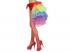 Szivárványszínű burleszk szoknya női jelmez