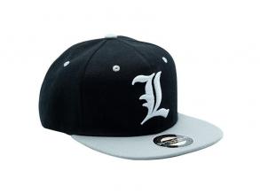 Deat Note "L" fekete/szürke snapback sapka