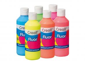 Creall Dacta Color fluoreszkáló plakátfesték - 6x250 ml