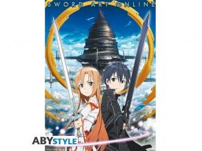 Sword Art Online "Asuna & Krito Aincrad" 52x38 cm poszter