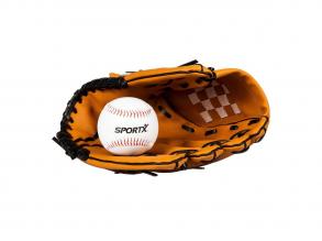 SportX baseball kesztyű labdával