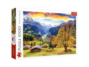 Alpesi falu 1000 db-os prémium puzzle - Trefl