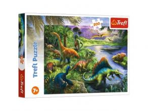 Ragadozó dinoszauruszok 200db-os puzzle - Trefl