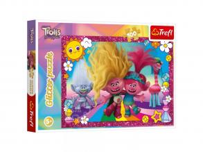 Trollok 100 db-os glitter puzzle -Trefl