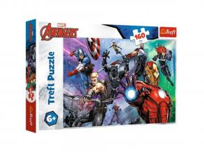 Marvel Bosszúállók: Mindig készültségben 160 db-os puzzle - Trefl