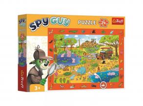 Spy Guy 24db-os puzzle Szafari - Trefl