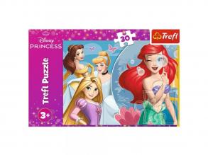 Disney Hercegnok 30db-os puzzle - Trefl