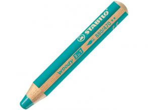 Stabilo Woody 3in1 színes ceruza türkiz színben