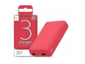 Juice JUI-PBANK-3-ECO-RED ECO 3 10000mAh 15W piros power bank