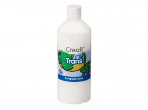 Creall Átlátszó festék - Fehér, 500 ml