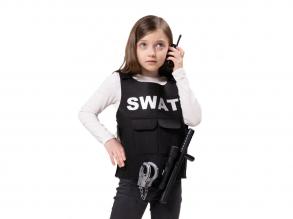 SWAT szett 5 részes unisex gyermek jelmez