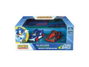 Auto Team Sonic Racing szett - Sonic vs Shadow dupla csomag