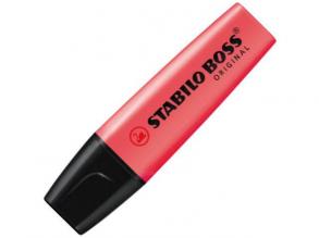 Stabilo: BOSS Original szövegkiemelő piros színben 2-5mm-es