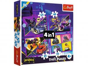 DC Comics: Batwheels 4 az 1-ben puzzle - Trefl