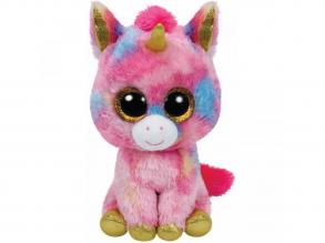 ty Plüsch Beanie Boo's Glubschis - Fantasia - színes plüss egyszarvú 15 cm