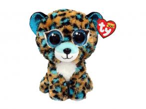 Kobalt színű leopárd a Ty Beanie Boo-tól, 15 cm