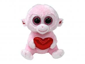 Ty Beanie Boo's Heart Gigi majom, 15 cm, 15 cm