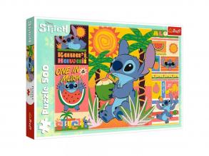 Disney: Stitch 500 db-os puzzle - Trefl