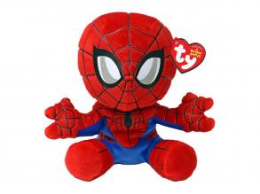 Ty Beanie Babies Marvel Pókember puha, 15 cm