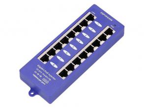 MaxLink 8 Port Gigabit 12V~57V DC PoE Injector