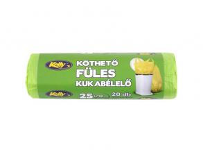 Köthető füles 25 literes 20db/roll kukabélelő