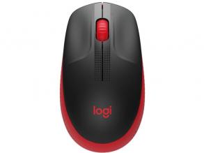 Logitech M190 piros vezeték nélküli egér