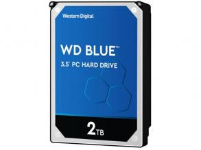 Western Digital 3,5" 2000GB belső SATAIII 7200RPM 256MB Blue advanced format WD20EZBX winchester