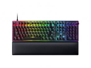 Razer Huntsman V2 (Purple Switch) US RGB fekete gamer billentyűzet