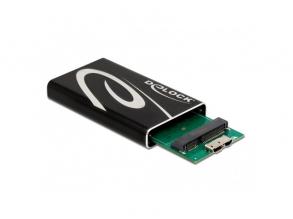 Delock 42006 SuperSpeed USB3.2 Micro-B - mSATA SSD külső ház