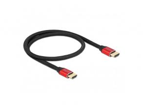 Delock 85772 50cm Ultra nagy sebességű HDMI 48Gbps 8K 60Hz piros kábel