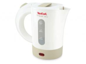 Tefal KO120130 Travel`City 0,5L-es fehér vízforraló