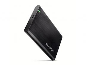 Axagon EE25-A6C USB 3.2 fekete csavar nélküli külső alumínium 2,5" HDD/SSD ház