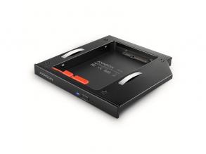 Axagon RSS-CD12 2,5" SATA SSD/HDD caddy optikai meghajtó beépítő keret