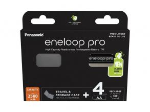 Panasonic Eneloop BK-3HCDEC4BE AA 2500mAh ceruza akku 4db/csomag