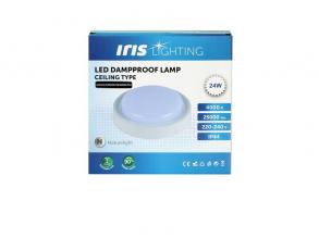 Iris Lighting ML-CELCPROOF 24W/4000K/2200lm IP44 fehér LED mennyezeti lámpa