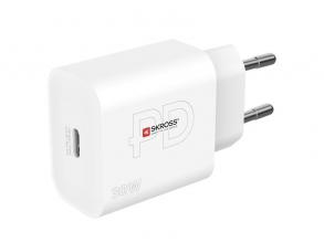 Skross 30W PD USB C fehér gyorstöltő